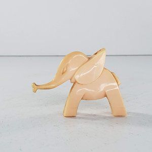 Nosco Don Manning Art Deco Elephant Light Pink Bakelite Stylized